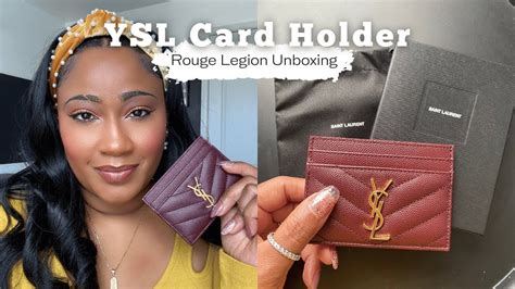 YSL Cardholder Unboxing 